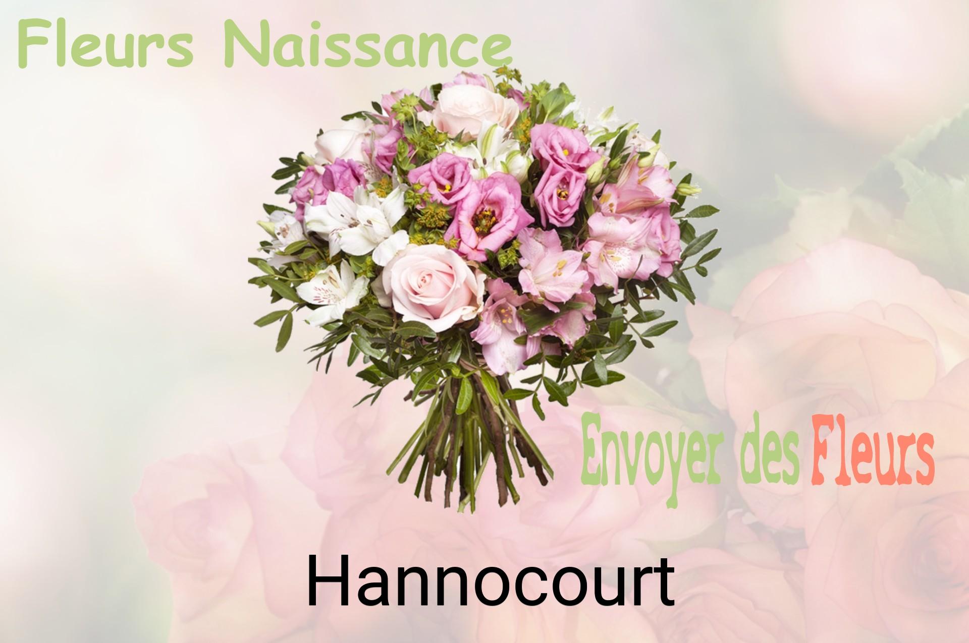 Bouquet de fleurs de naissance livré à Hannocourt